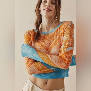 Free People It’s My Party Mesh Top